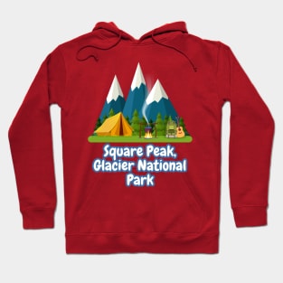 Square Peak, Glacier National Park Hoodie